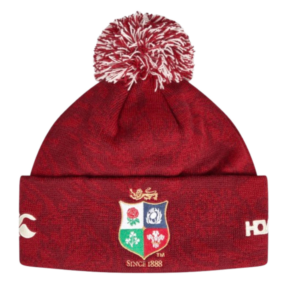 2024-2025 British & Irish Lions Fleece Lined Bobble Hat (Red)_1