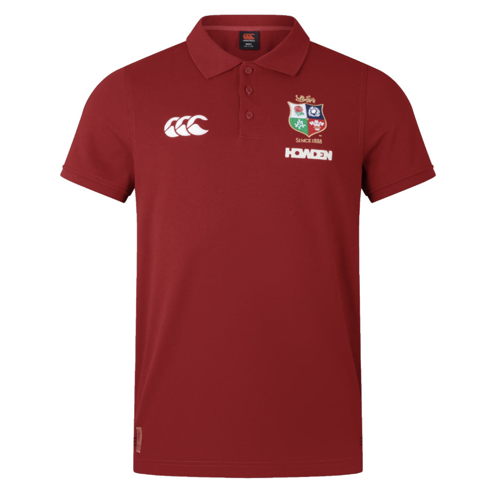 2024-2025 British & Irish Lions Pique Polo Shirt (Red)_0