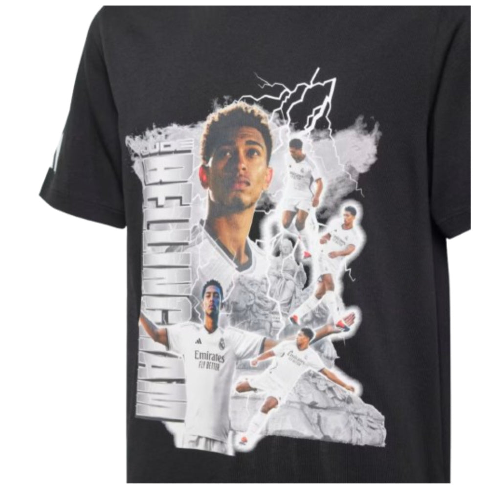 Adidas Jude Bellingham Tour Shirt (Black) - Kids_1