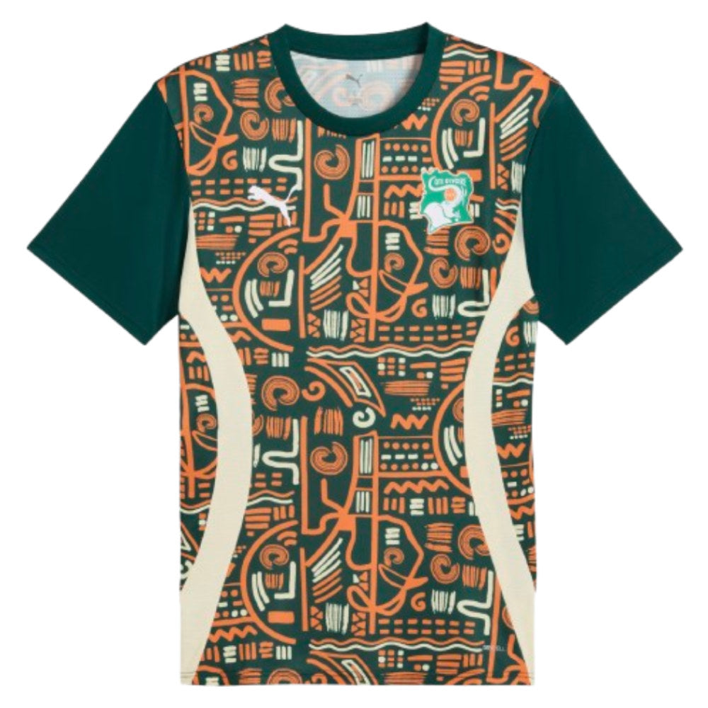 2024-2025 Ivory Coast Prematch SS Jersey (Dark Myrtle)_0