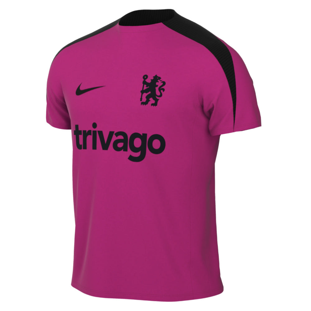 2024-2025 Chelsea Strike Dri-Fit Training Shirt (Pink)_0