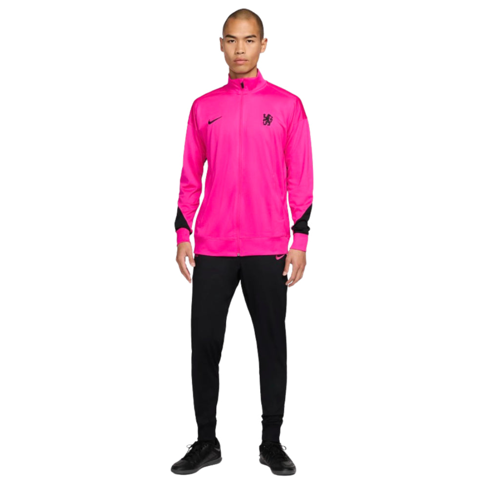 2024-2025 Chelsea Dri-Fit Strike Tracksuit (Pink)_0