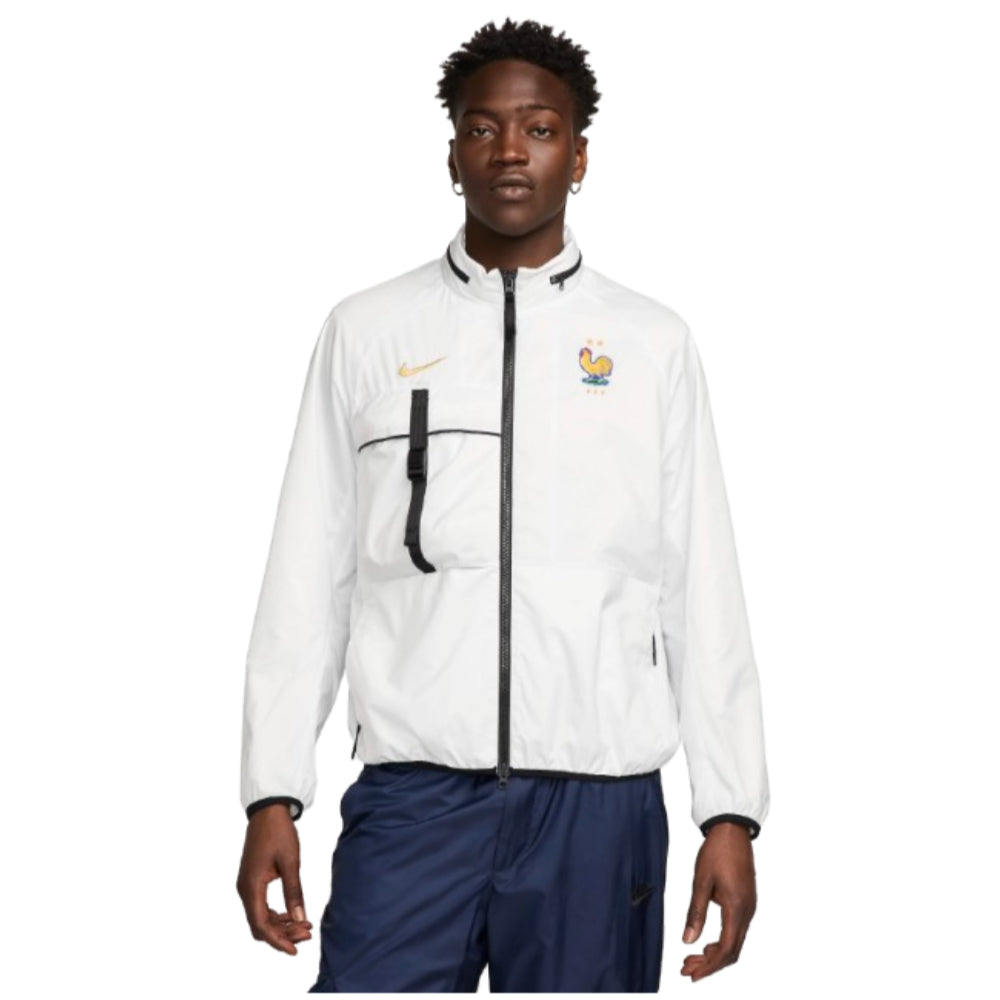 2024-2025 France Football Halo Jacket (White)_0