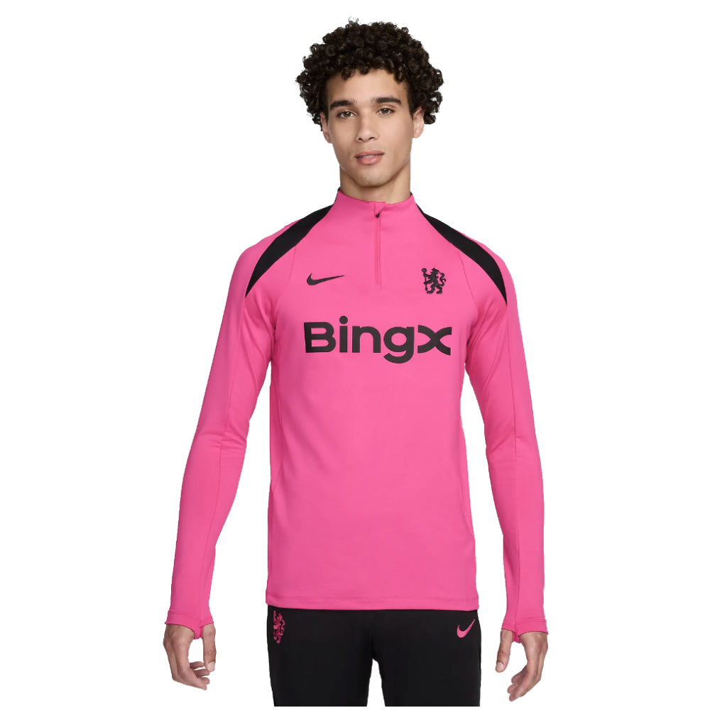 2024-2025 Chelsea Strike Dri-Fit Drill Top (Pink)_0