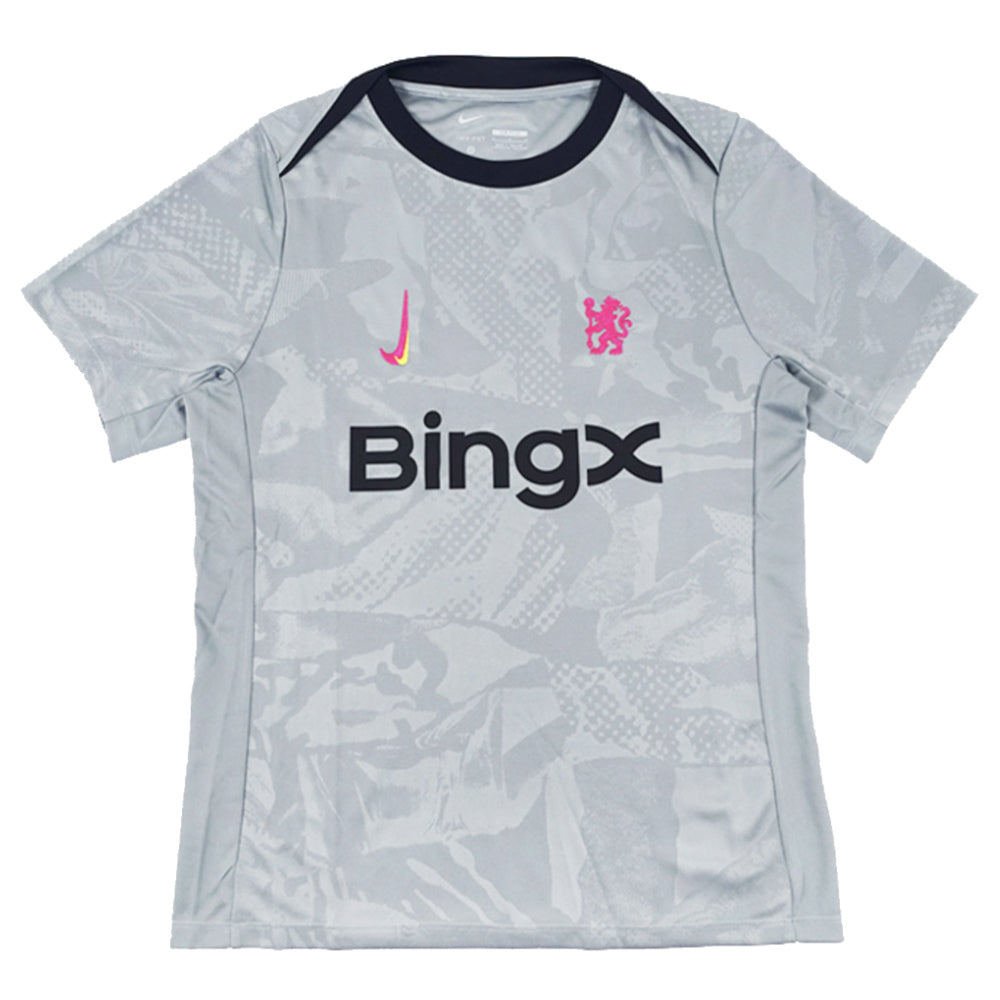 2024-2025 Chelsea Academy Pro Pre-Match Shirt (Grey)_0
