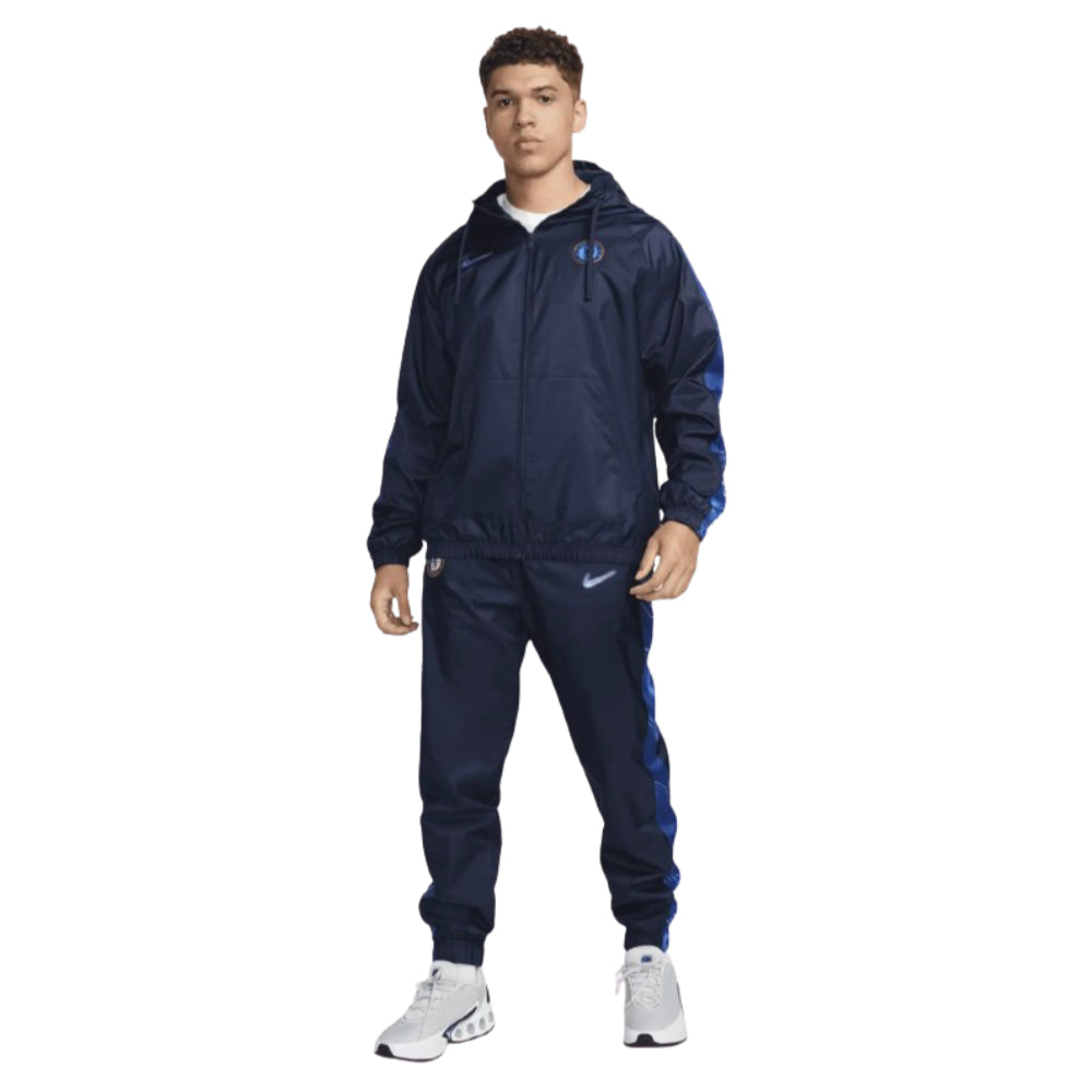 2024-2025 Chelsea Hooded Woven Tracksuit (Navy)_0