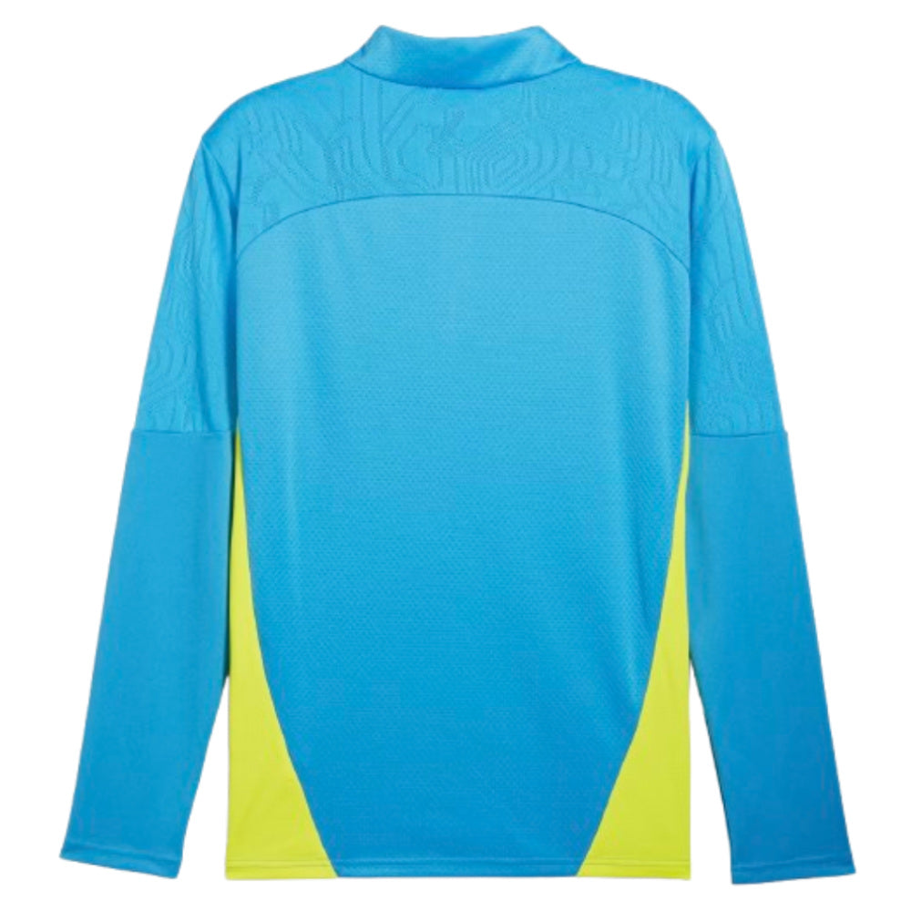 2024-2025 Man City Training 1/4 Zip Top (Magic Blue)_1