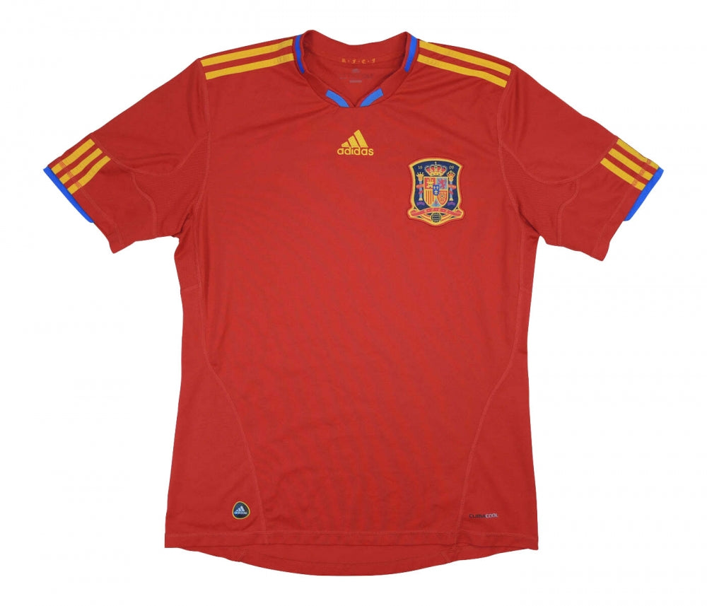 Spain 2010-11 Home Shirt (Excellent)_0