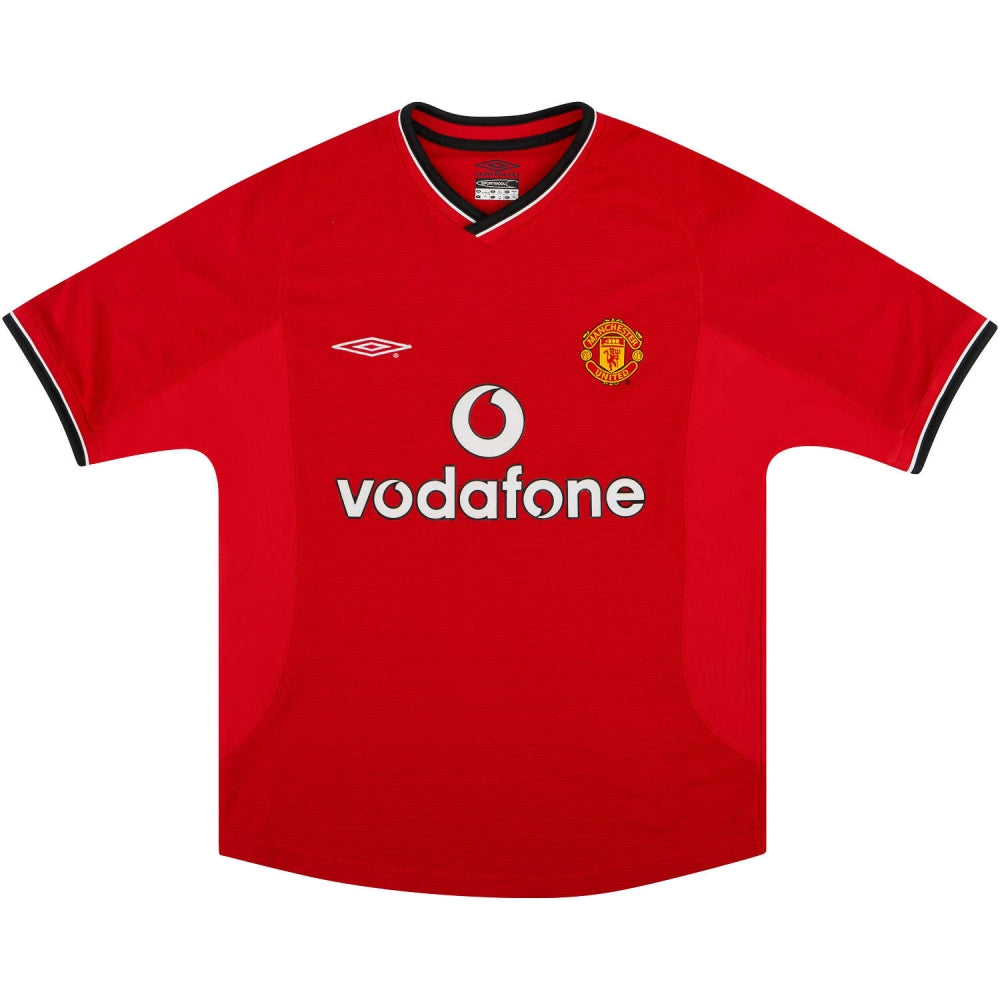 Manchester United 2000-02 Home Shirt (L) (Excellent)_0