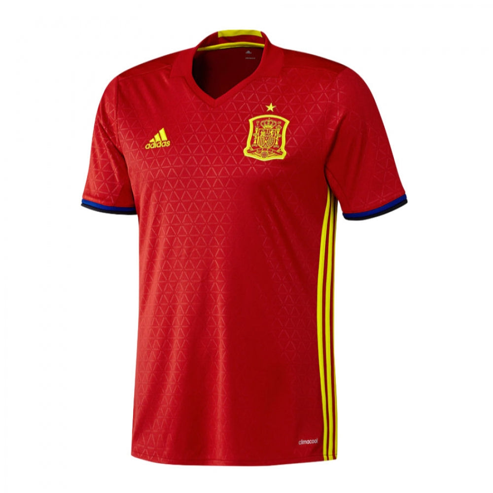 Spain 2016-17 Home Shirt (L) (Good)_0