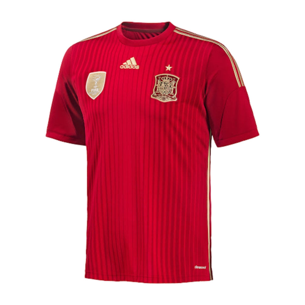 Spain 2014-15 Home Shirt (M) (Good)_0