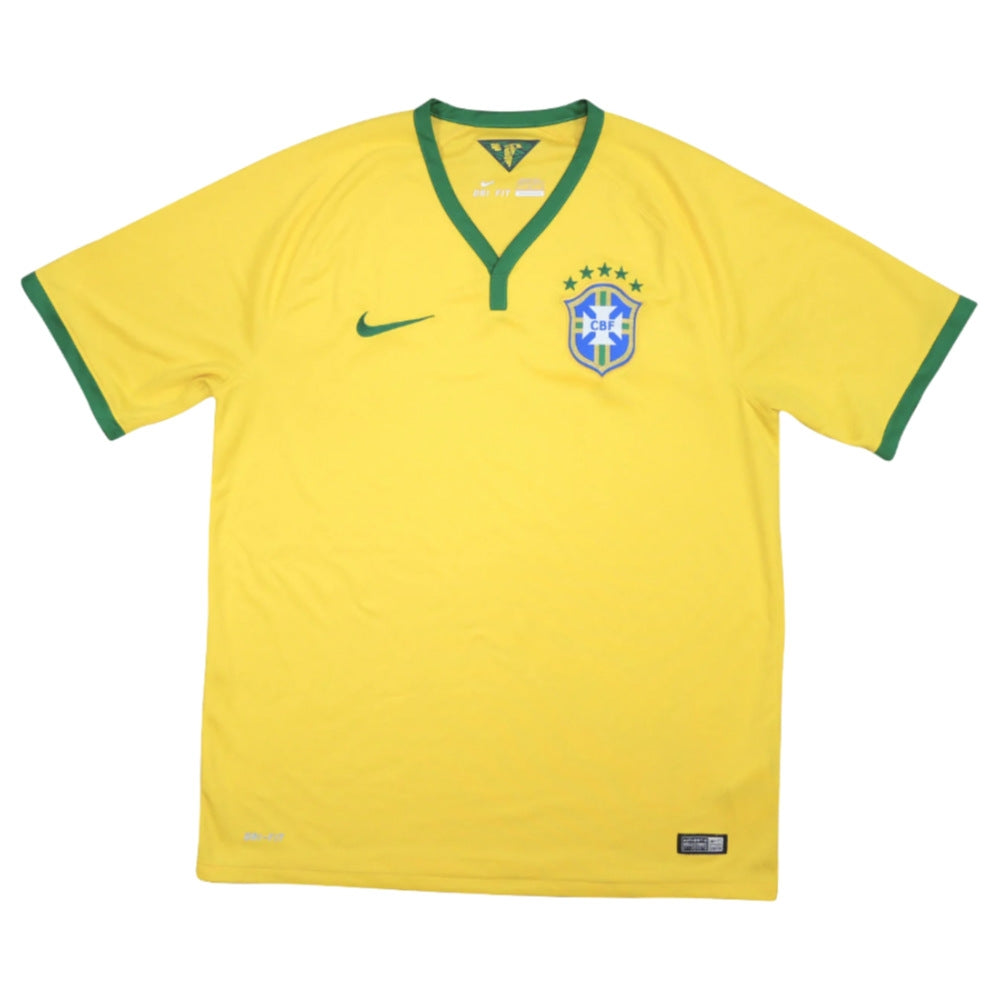 Brazil 2014-15 Home Shirt ((Excellent) L)_0