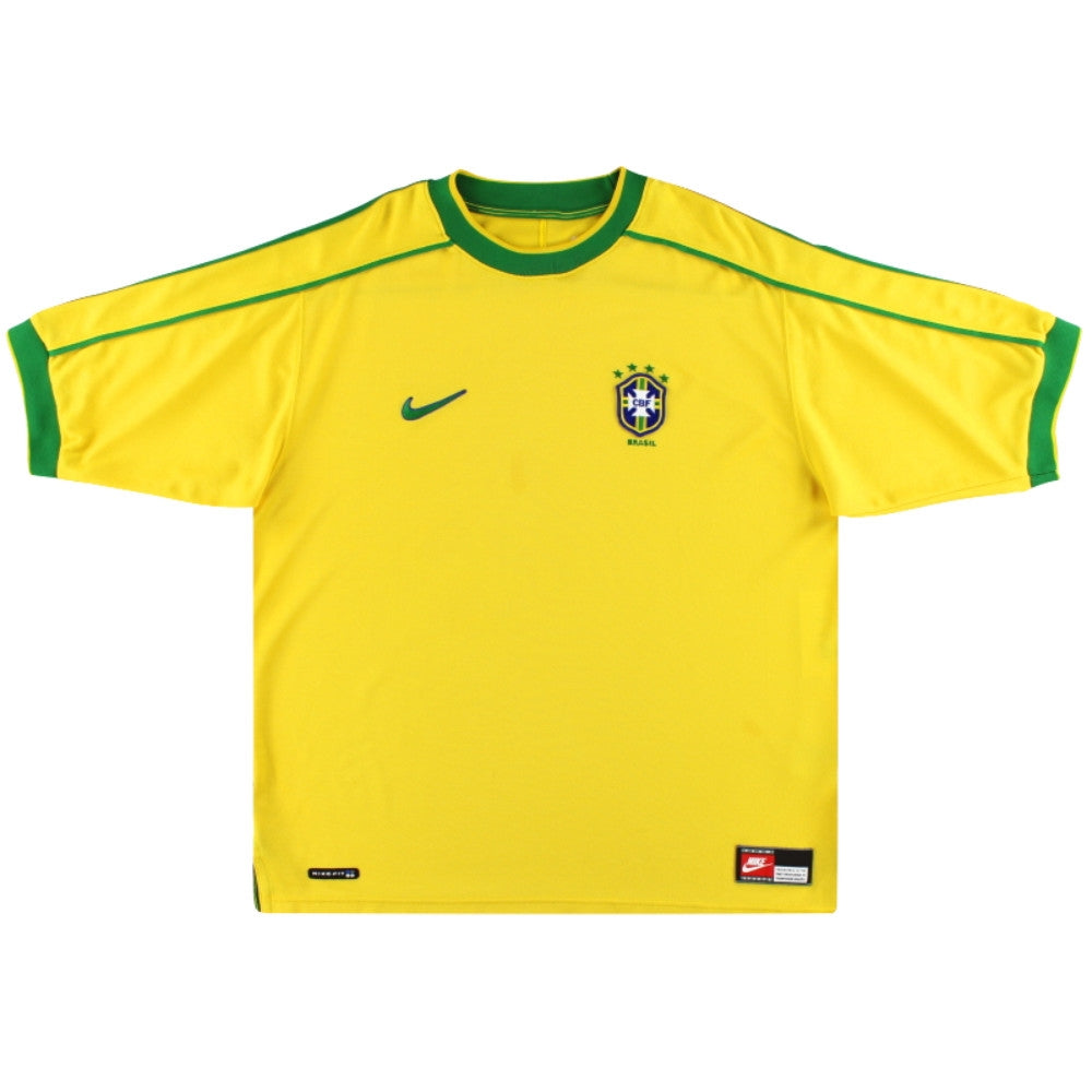 Brazil 1998-00 Home Shirt ((Very Good) L)_0