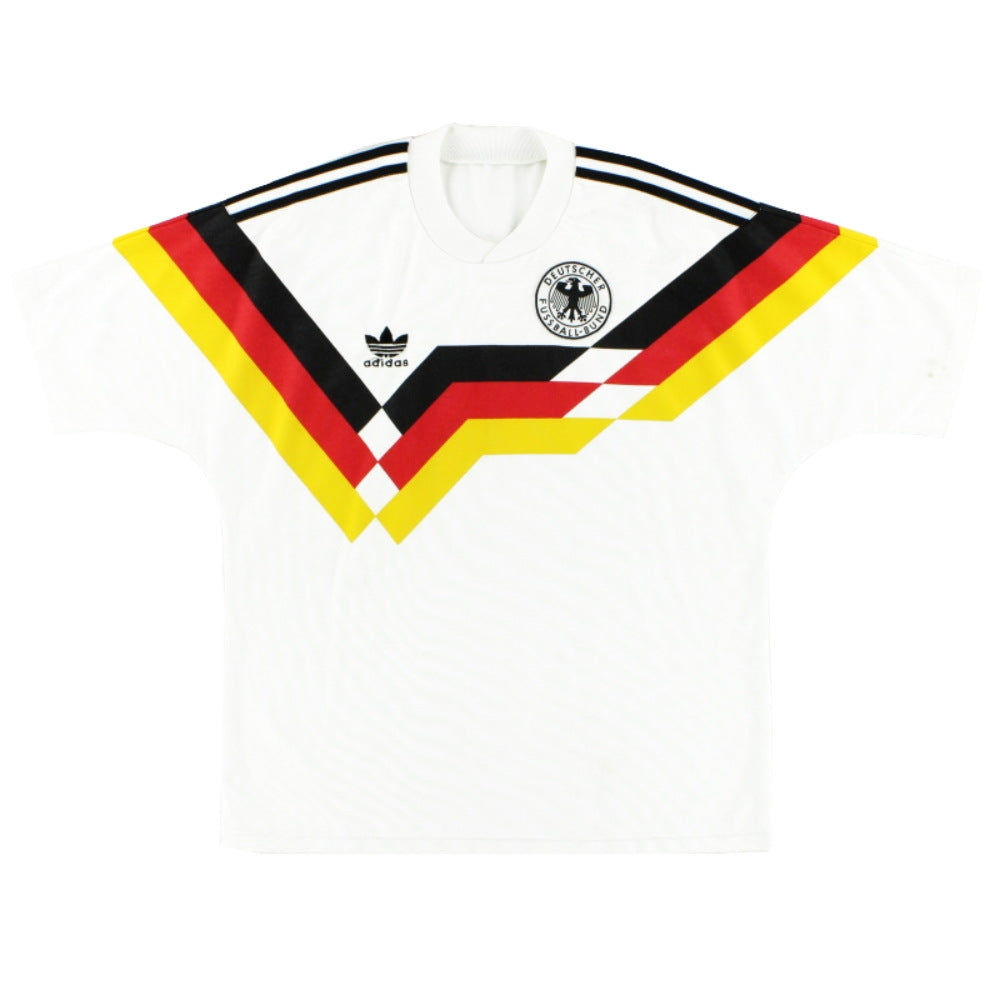 West Germany 1988-90 Home Supporters Shirt (L) (Very Good)_0