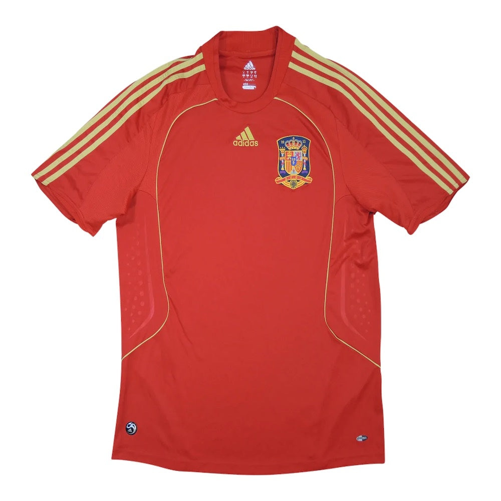 Spain 2008-2009 Home Shirt (M) (Excellent)_0