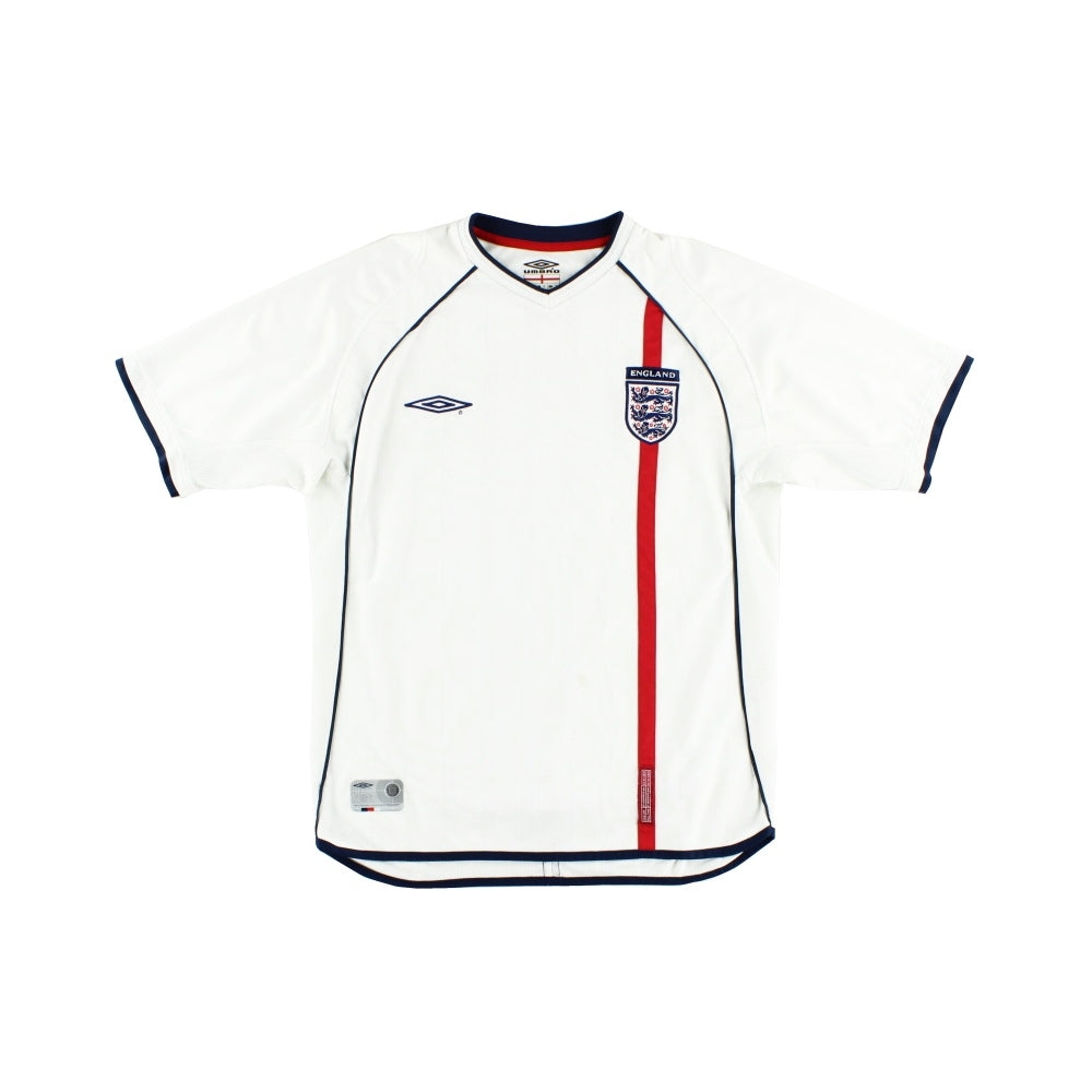 England 2001-03 Home Shirt (XL) (Good)_0