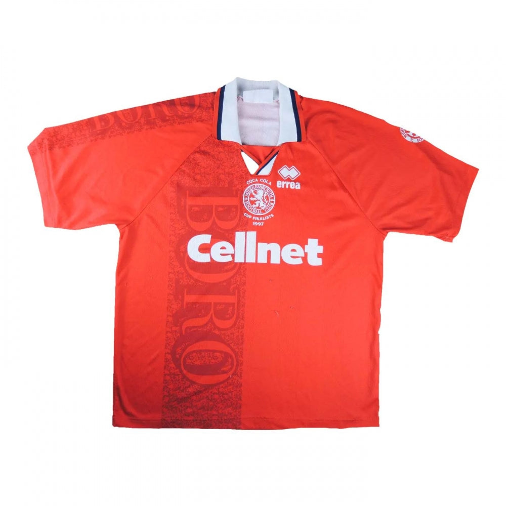 Middlesbrough 1996-97 Home Shirt (XL) (Excellent)_0