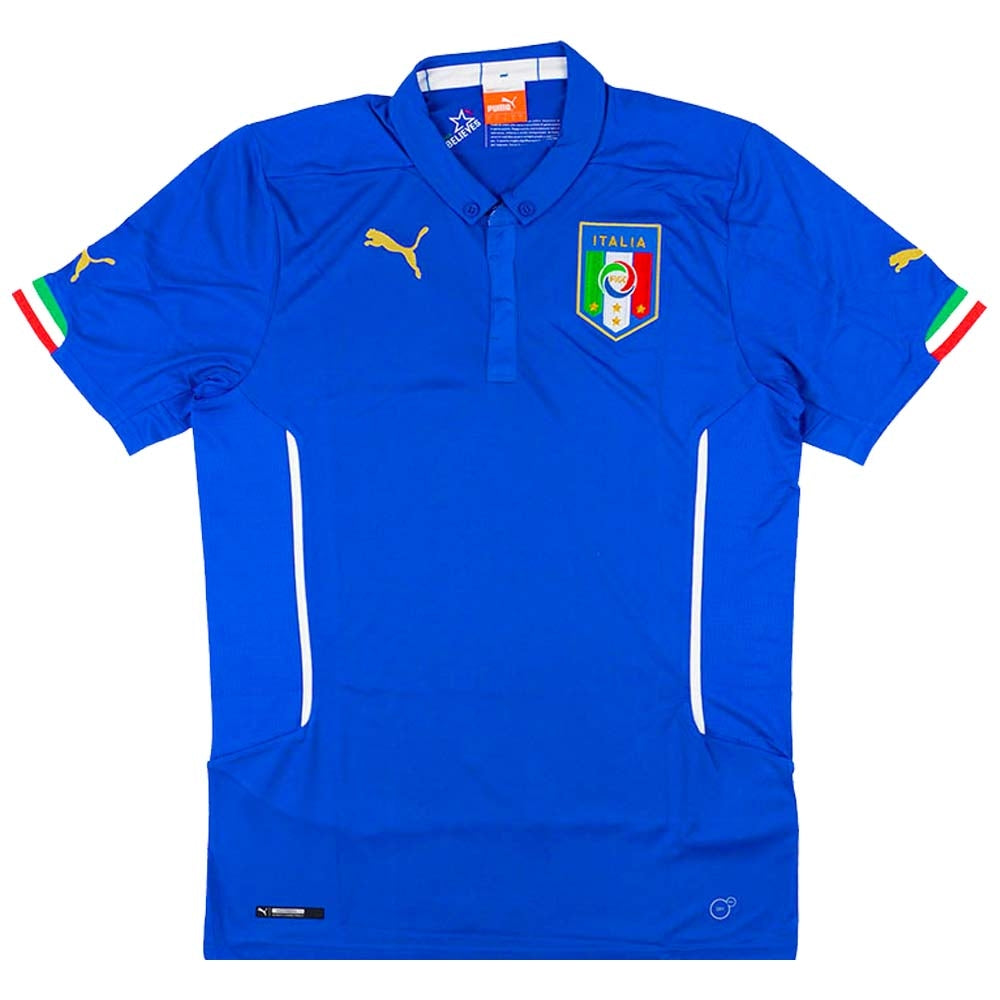Italy 2014-16 Home Shirt (M) (Good)_0