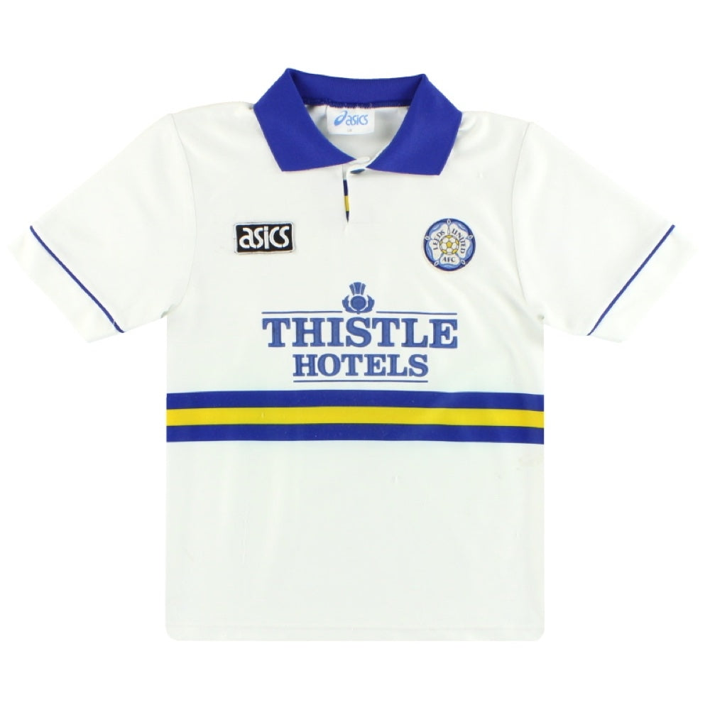 Leeds 1993-95 Home Shirt (XL) Yeboah #21 (Excellent)_1