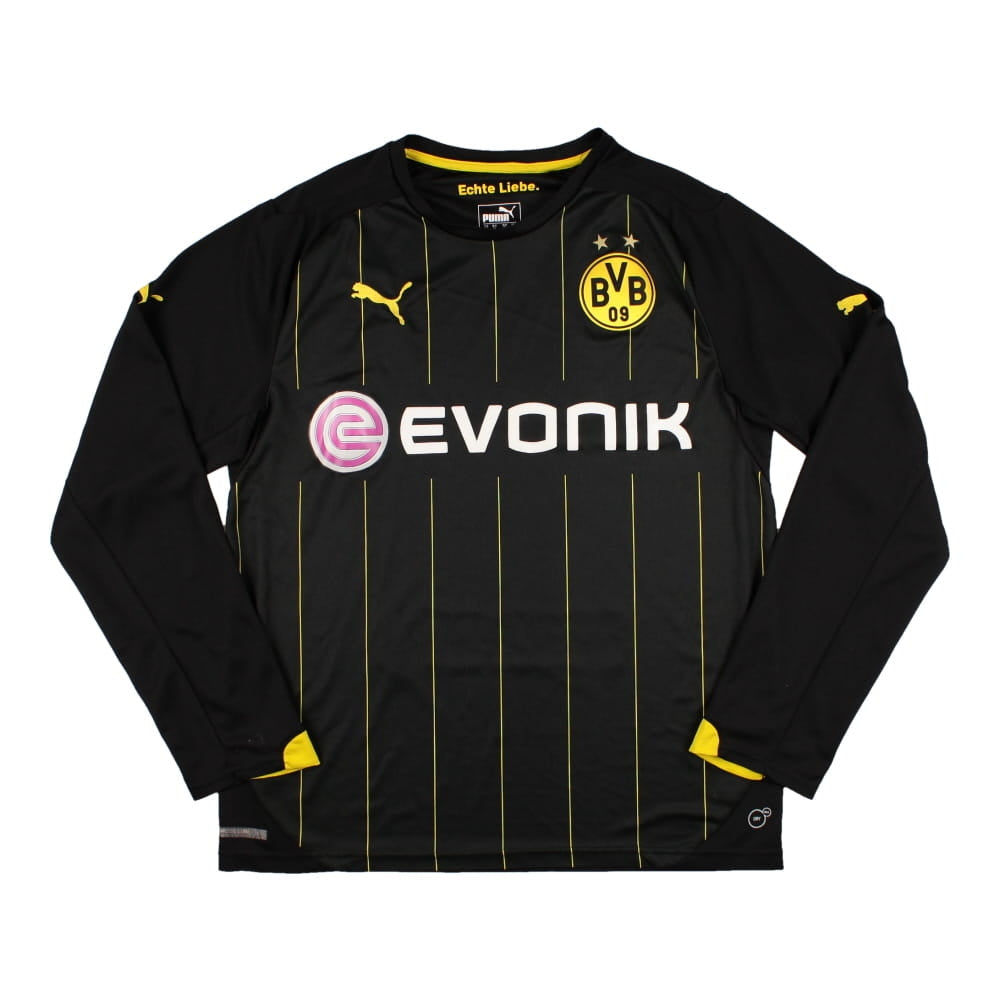 Borussia Dortmund 2014-16 Long Sleeve Away Shirt ((Very Good) M)_0