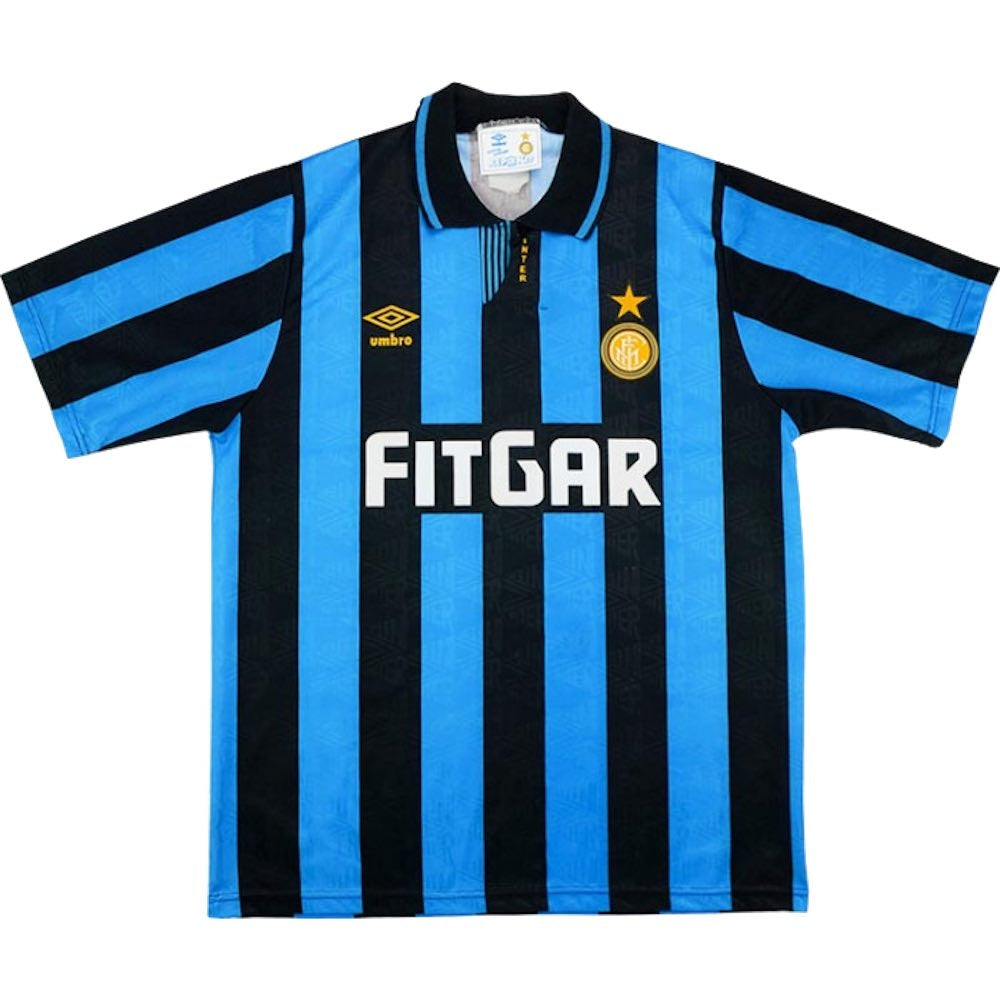 Inter Milan 1991-1992 Home Shirt (L) (Excellent)_0