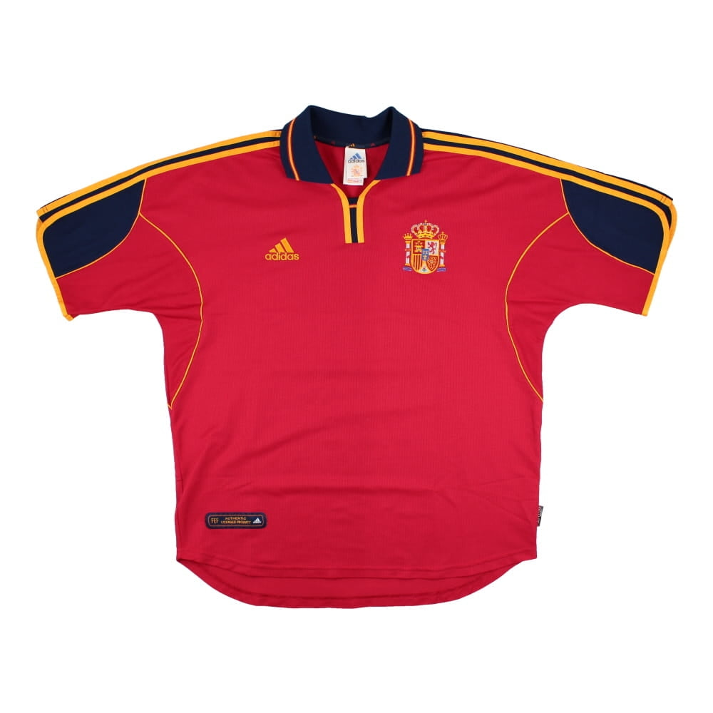 Spain 2000-01 Home Shirt (Mint)_0