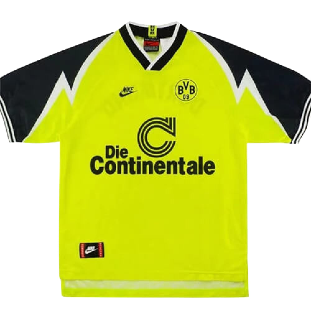 Borussia Dortmund 1995-96 Home Shirt (XS) (Excellent)_0