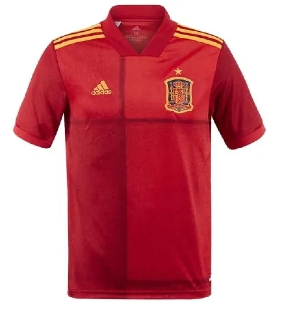 Spain 2020-21 Home Shirt (S) (Good)_0