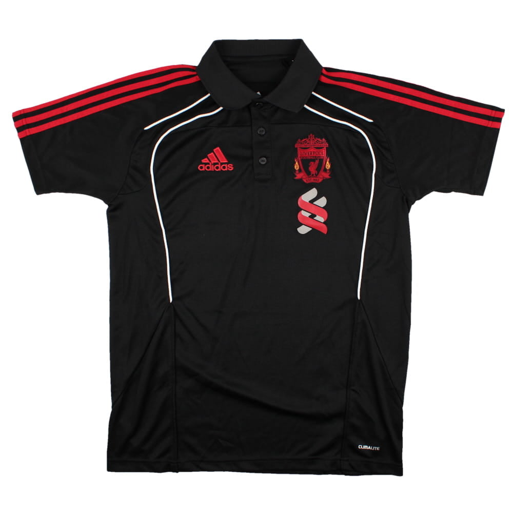 Liverpool 2010-11 Adidas Polo Shirt (M) (Excellent)_0