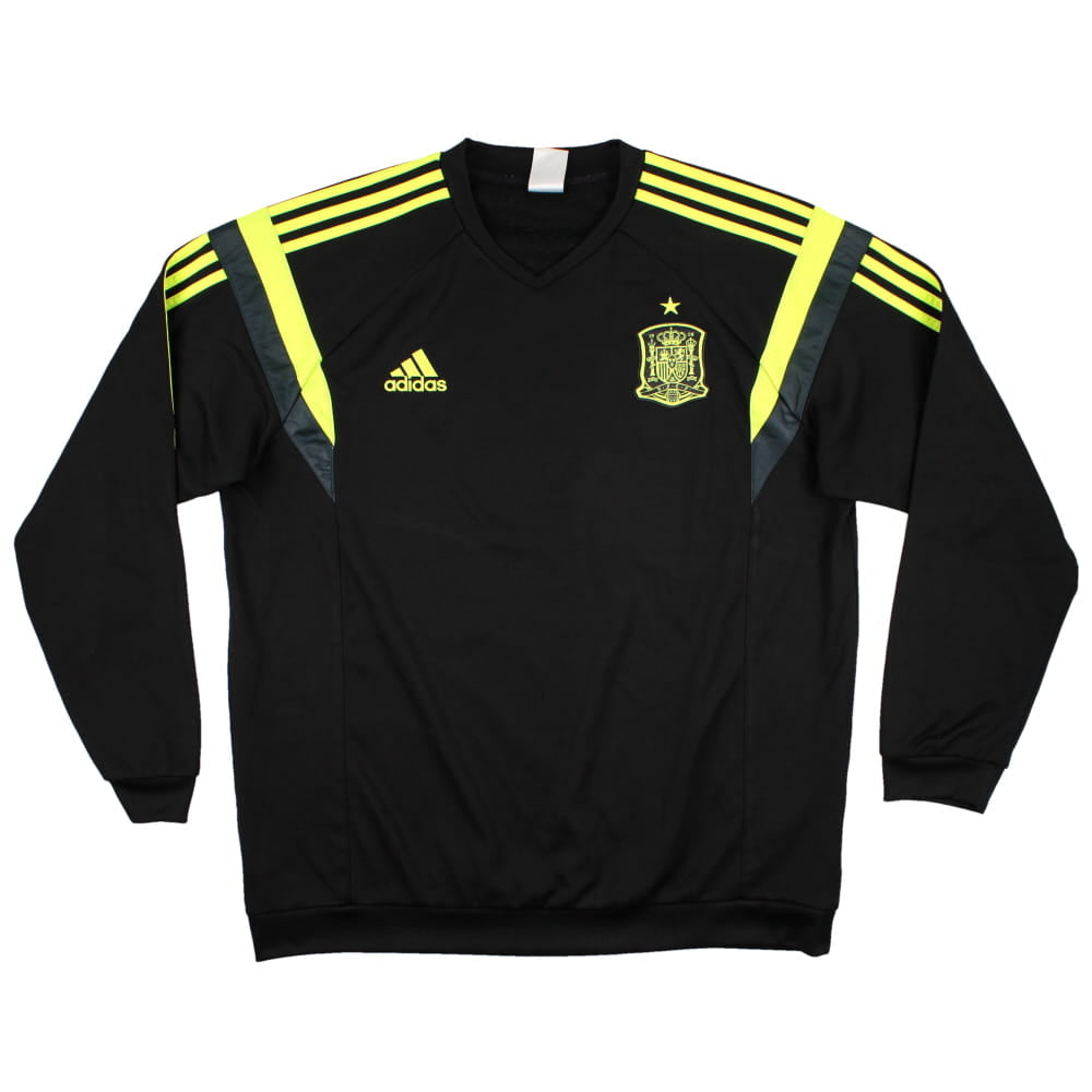 Spain 2014-15 Long Sleeve Adidas Training Shirt (XL) (Excellent)_0