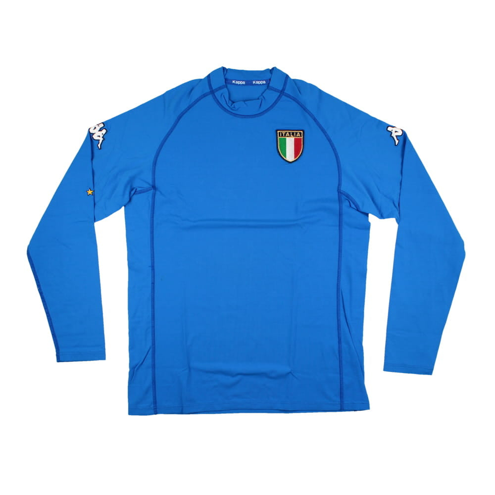 Italy 2000-2002 Home Long Sleeve Shirt (XXL) (Excellent)_0