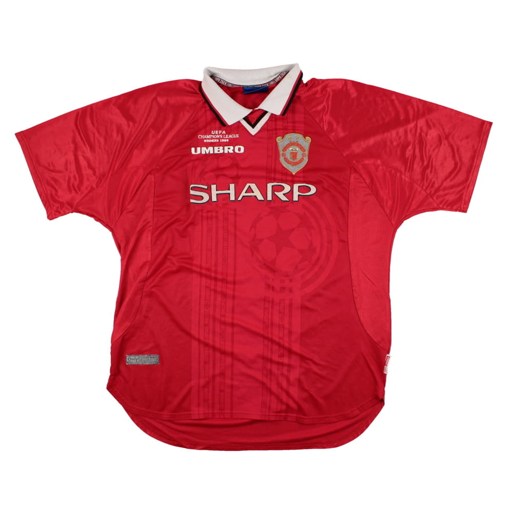 Manchester United 1999-2000 Champions League Home Shirt (XXL) (Excellent)_0