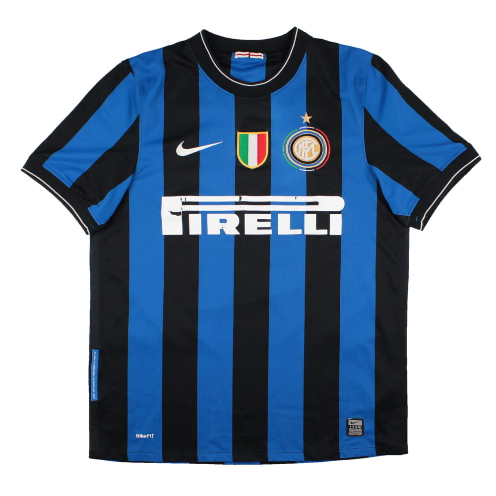 Inter Milan 2009-10 Home Shirt (S) (Very Good)_0