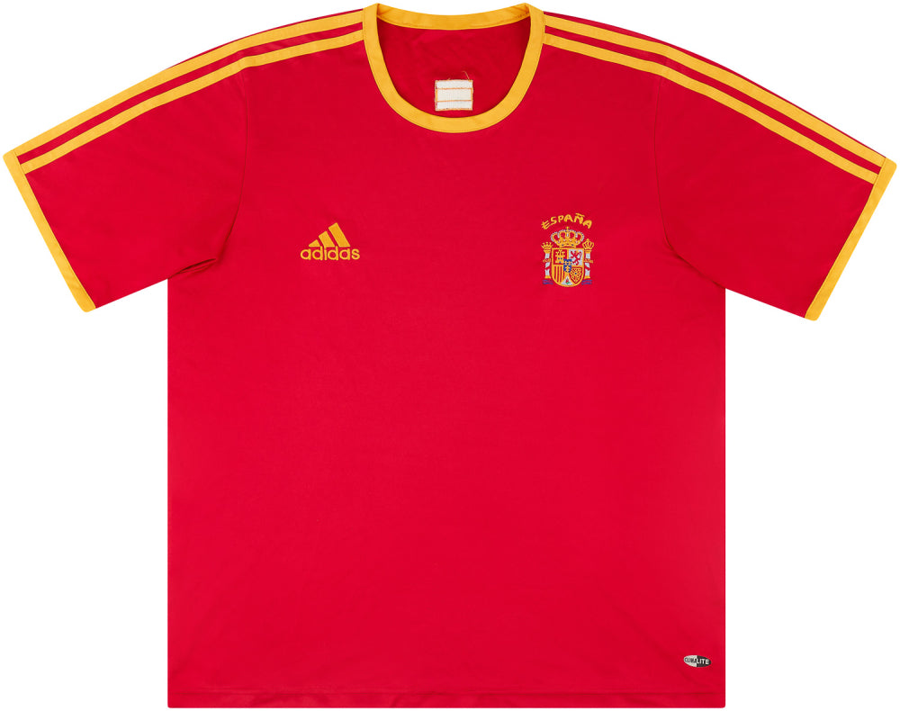Spain 2006-07 Basic Home Shirt (XL) (Excellent)_0