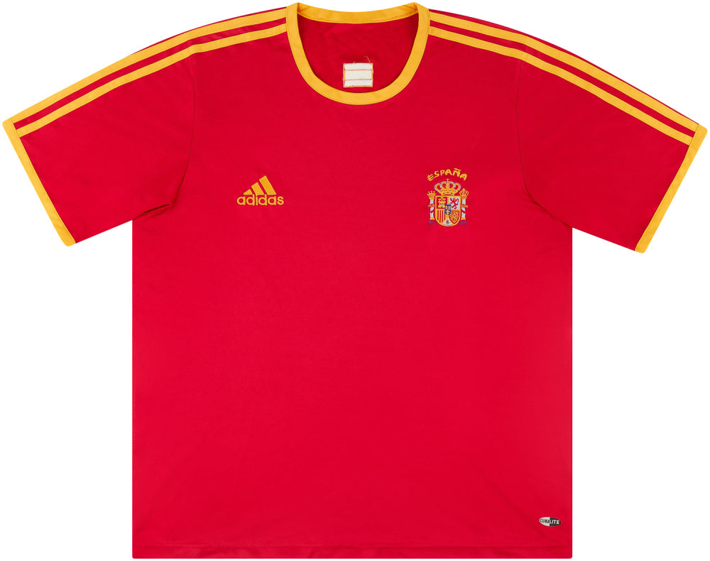 Spain 2006-07 Basic Home Shirt (L) (Very Good)_0