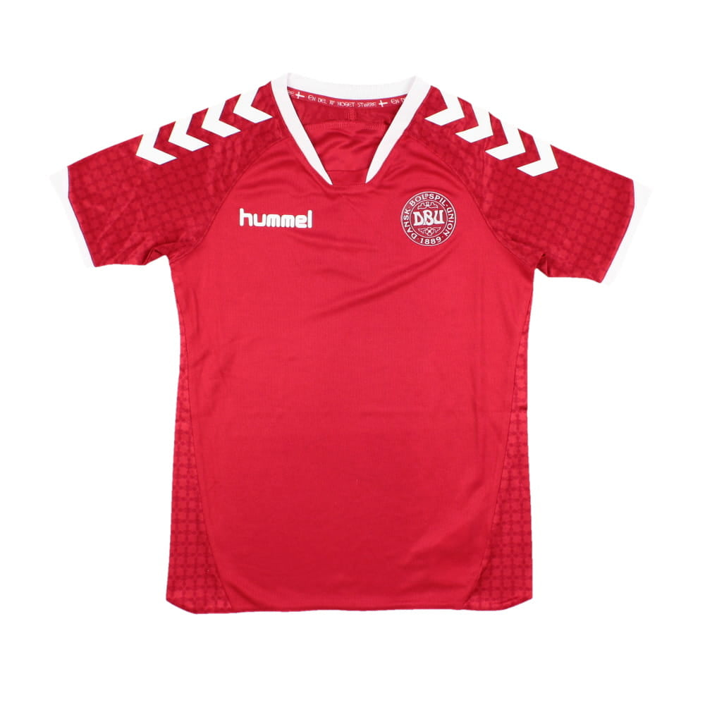 Denmark 2020-2021 Hummel Training Shirt (10y) (Very Good)_0