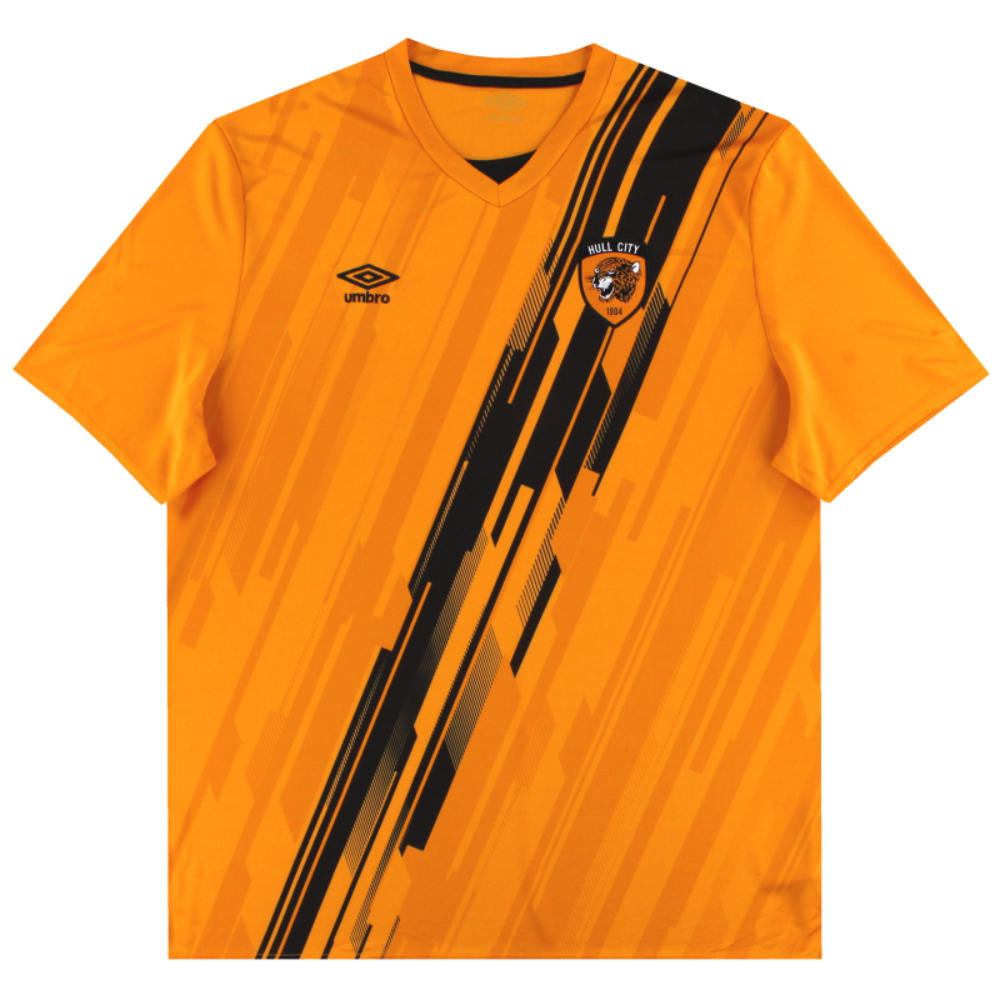 Hull City 2021-22 Home Shirt (Sponsorless) (3XL) (Excellent)_0