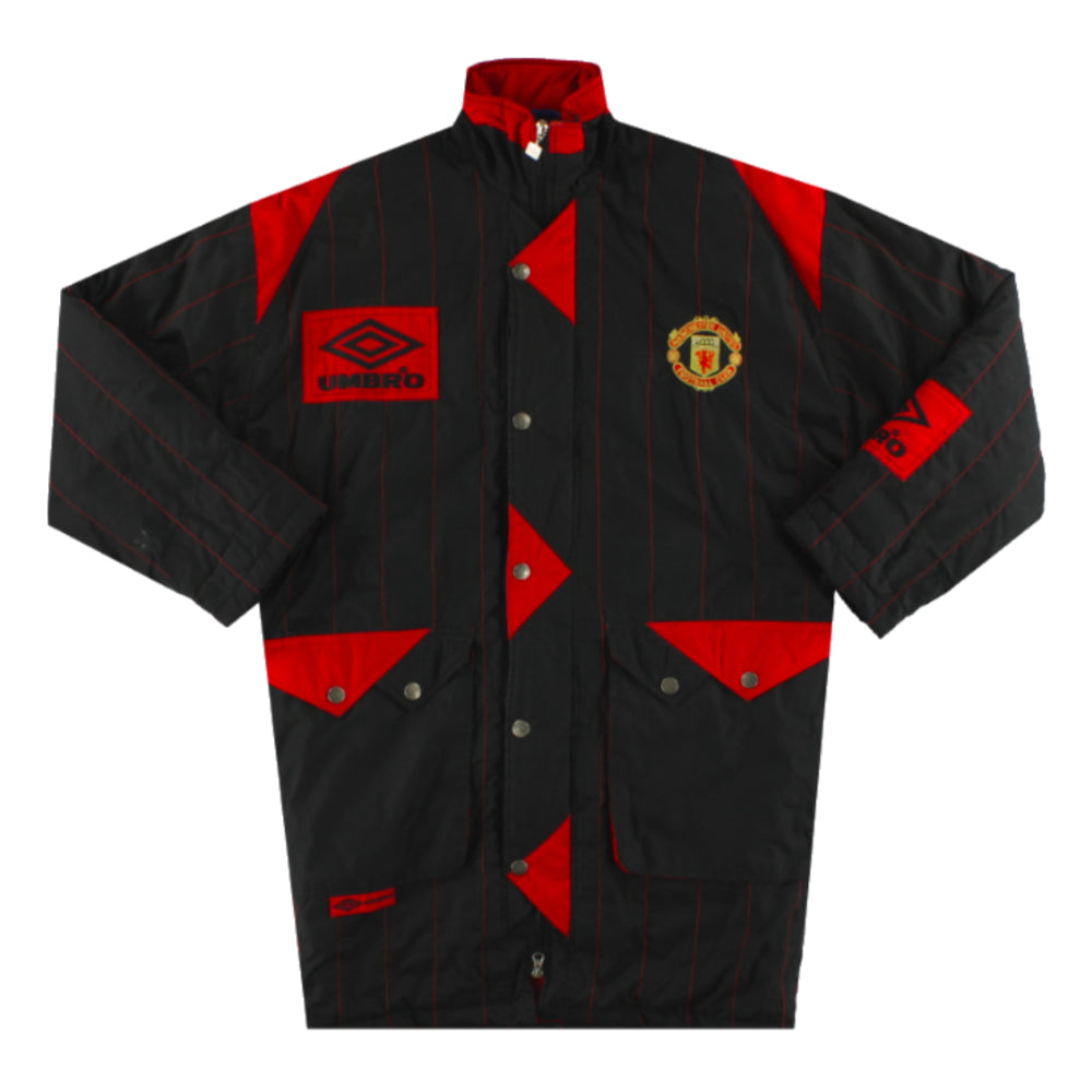 Manchester United 1992-1993 Umbro Padded Jacket (M) (Excellent)_0