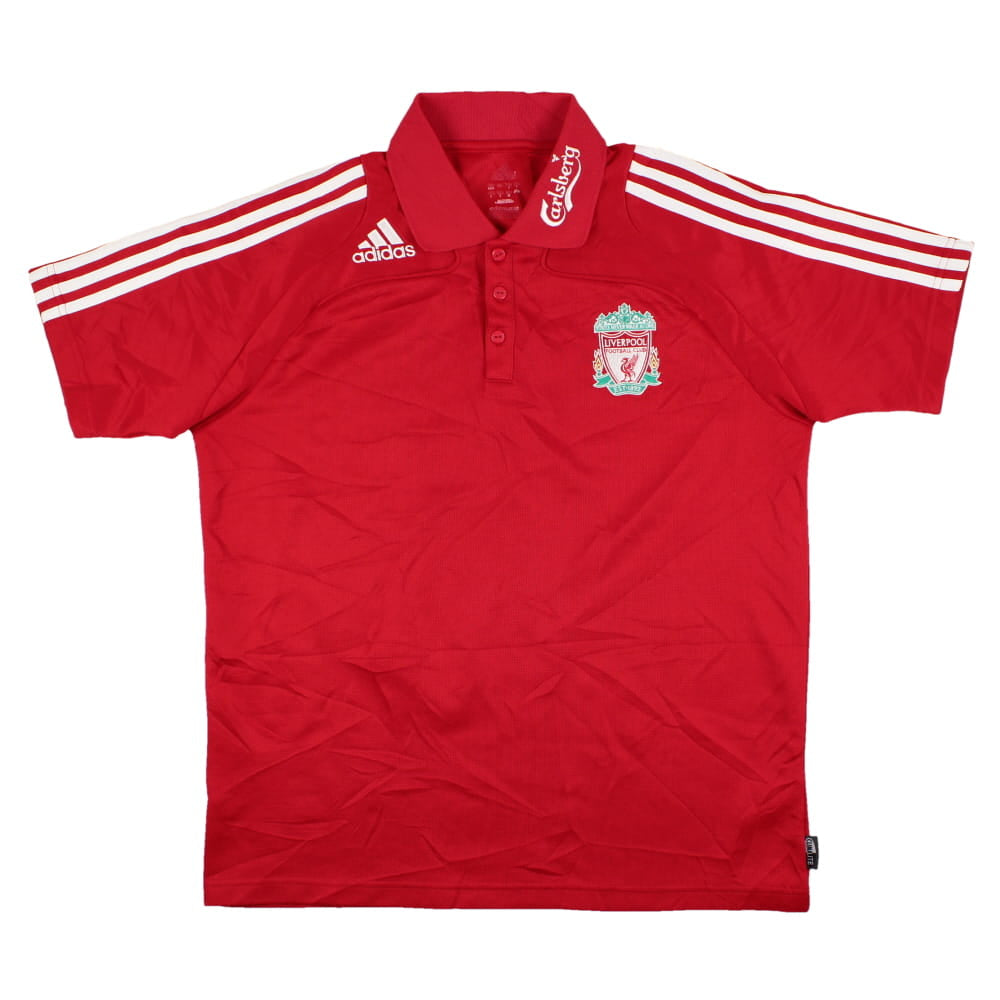 Liverpool 2008-09 Adidas Polo Shirt (XL) (Very Good)_0