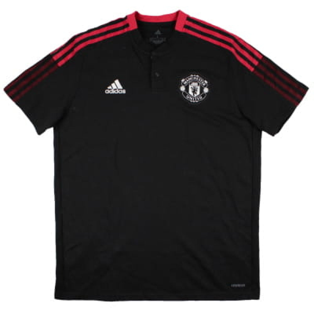 Manchester United 2021-2022 Adidas Polo Shirt (L) (Very Good)_0