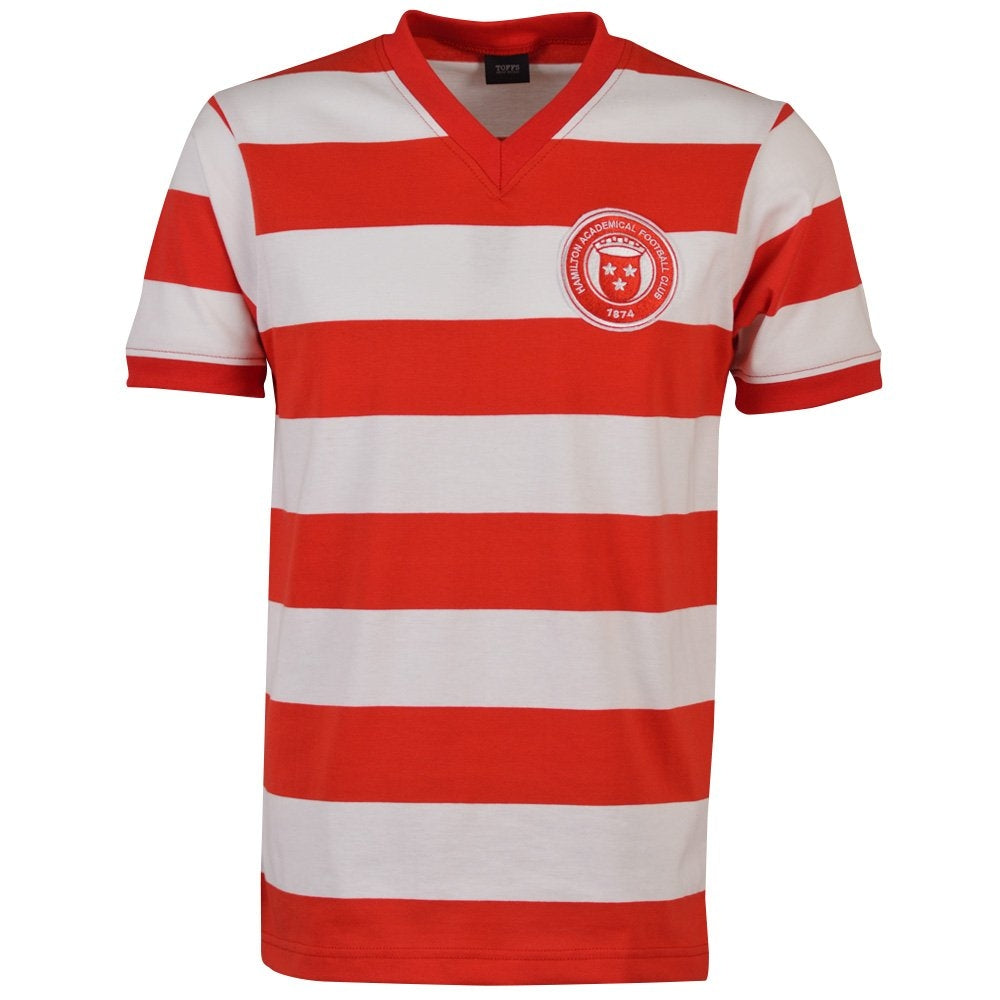 Hamilton Academical 1979-82 Retro Football Shirt_0