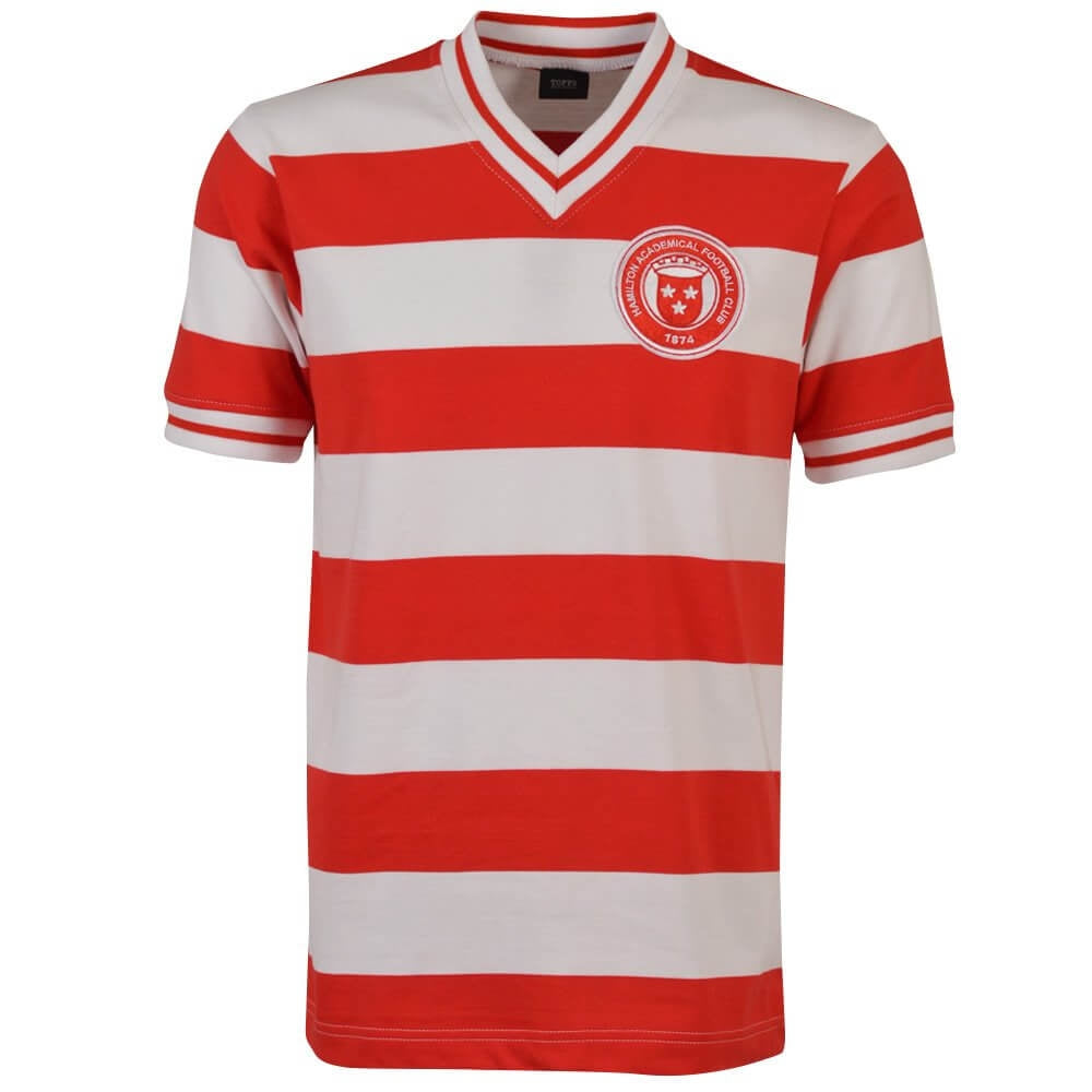 Hamilton Academical 1984-86 Retro Football Shirt_0