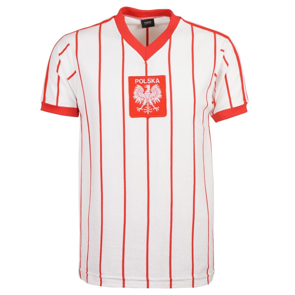 Poland 1982 World Cup Football Shirt_0