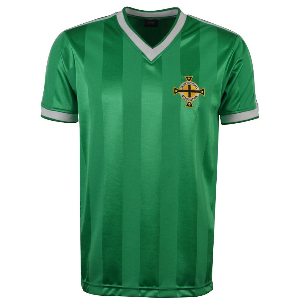 Northern Ireland 1984 Polyester Retro Football Shirt_0