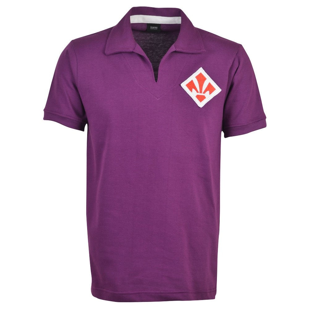 Fiorentina 1940s S/Sleeve Retro Football Shirt_0