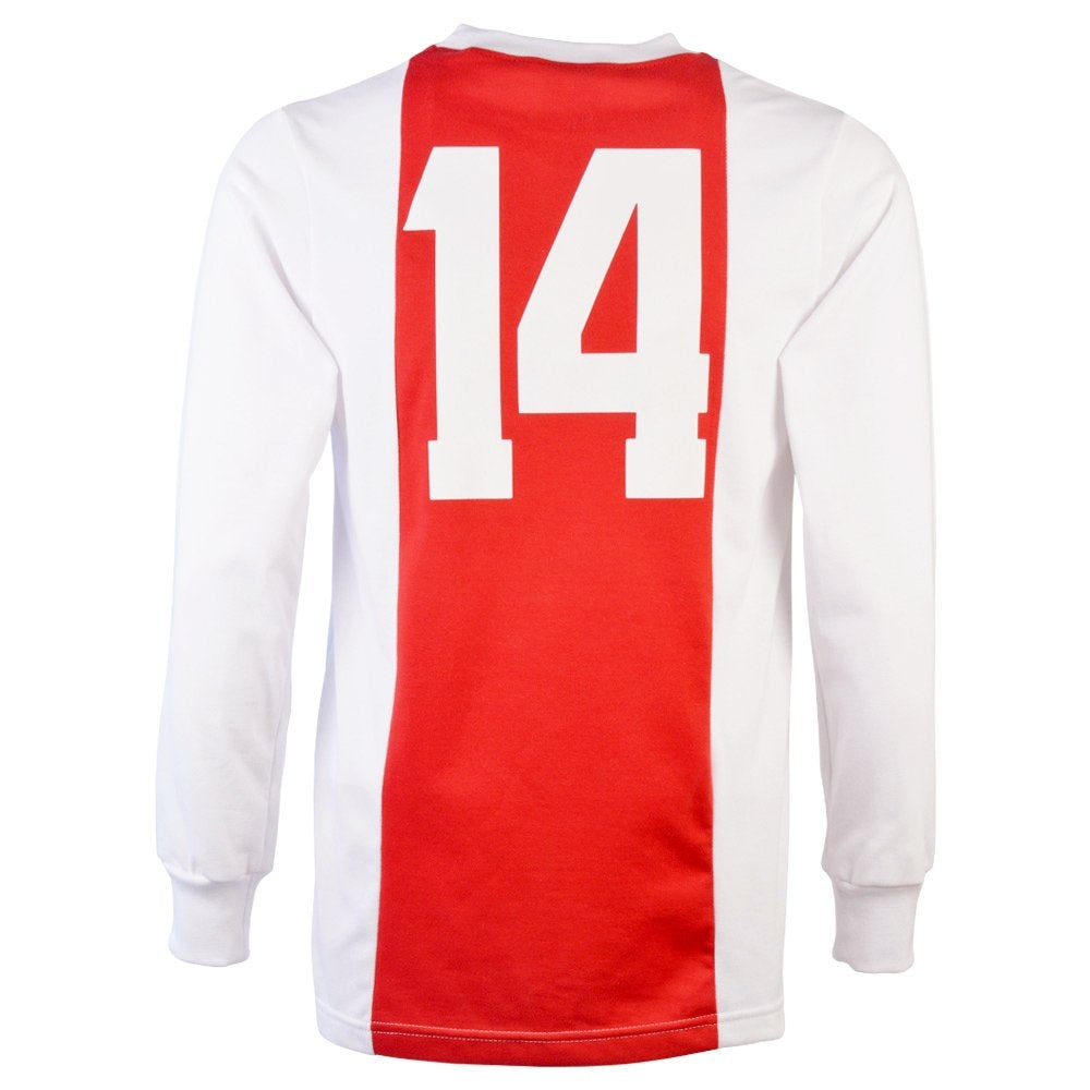 Ajax 1970-73 No. 14 Retro Football Shirt_0