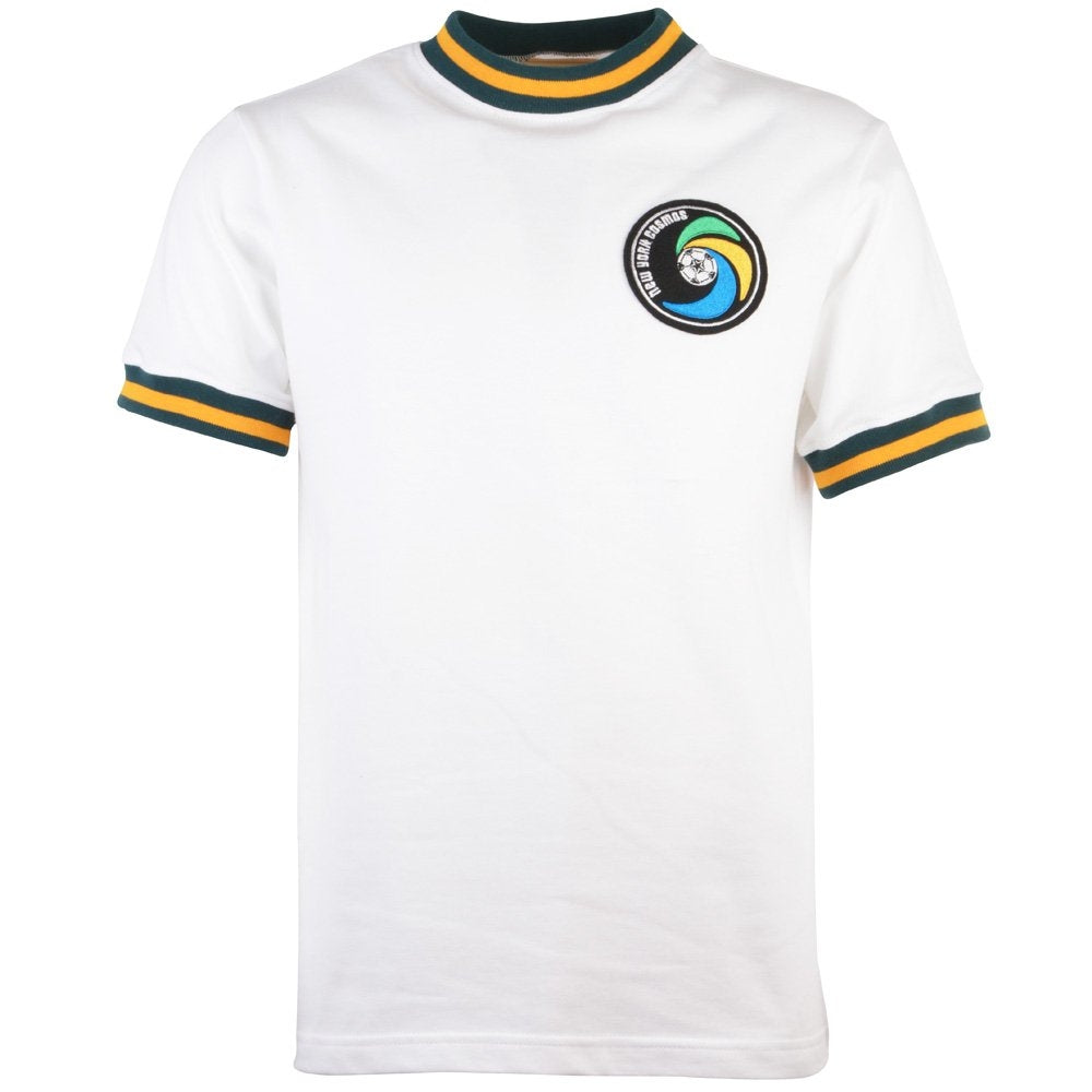 New York Cosmos 1977 Practise Retro Football Shirt_0