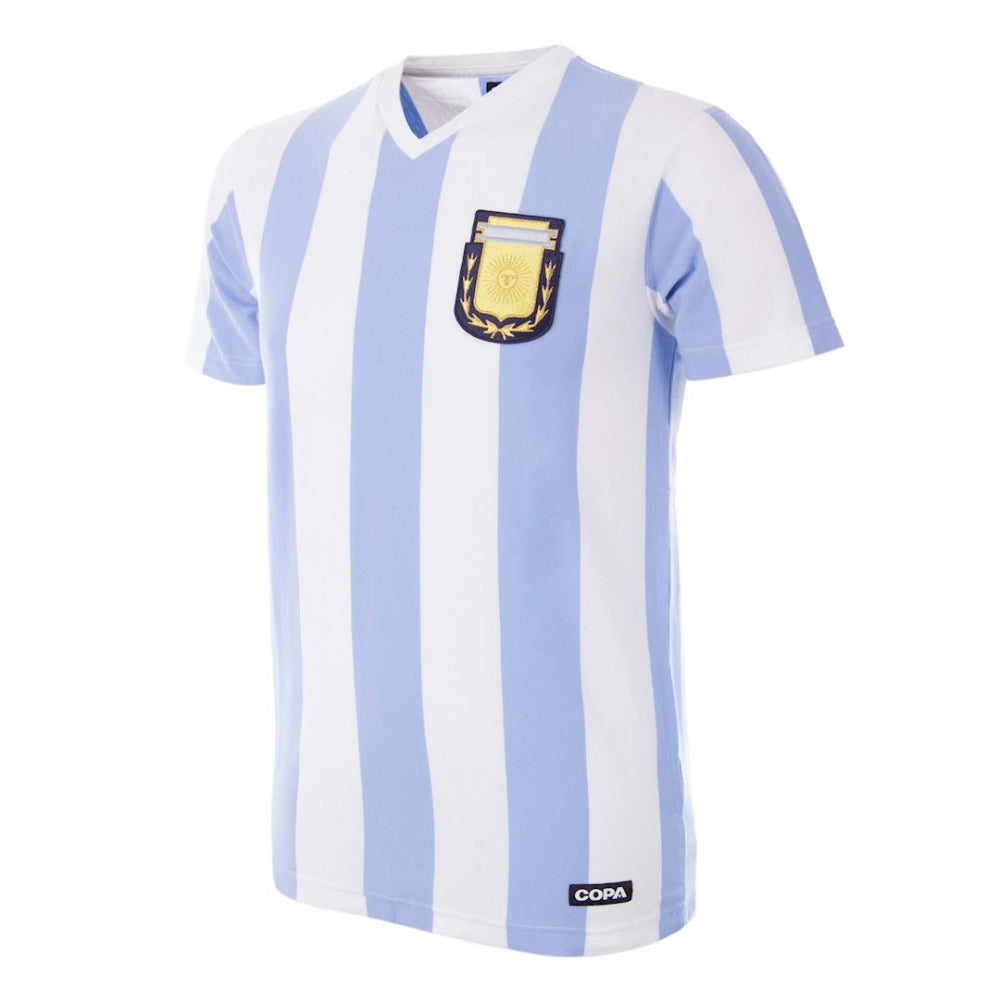 Argentina 1982 V-Neck Number 10 T-Shirt_0