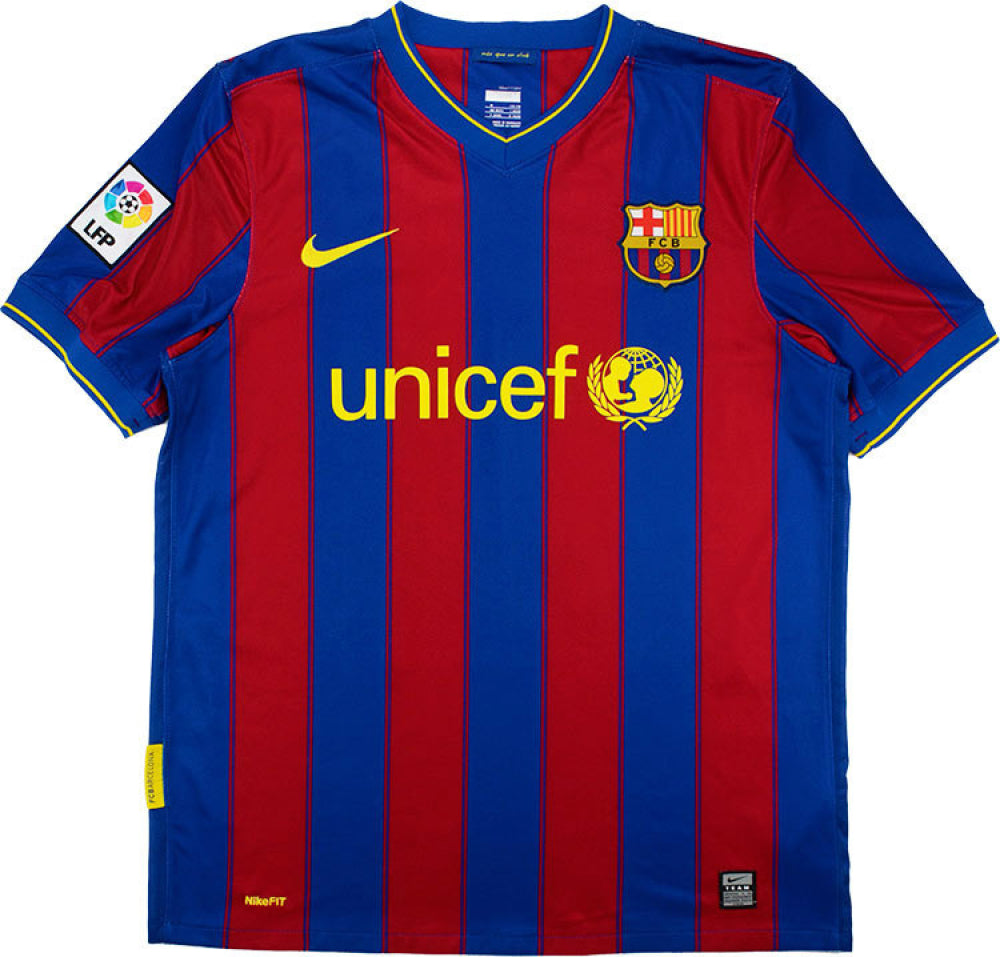 Barcelona 2009-10 Home Shirt (M) (Fair)_0