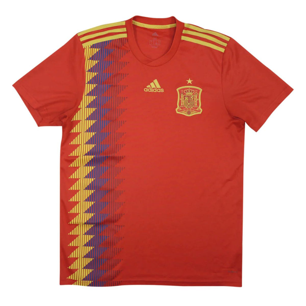 Spain 2018-20 Home Shirt (2XL) (Good)_0